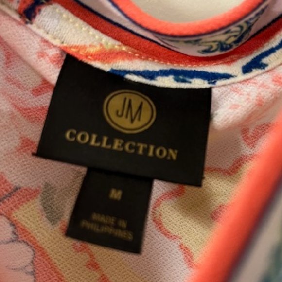 JM Collection Cold Shoulder Top Sz M Macy's - Picture 4 of 5